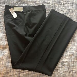 NEW W/TAGS. Ann Taylor Size 10. Curvy Trouser Leg Kate Black pants.
